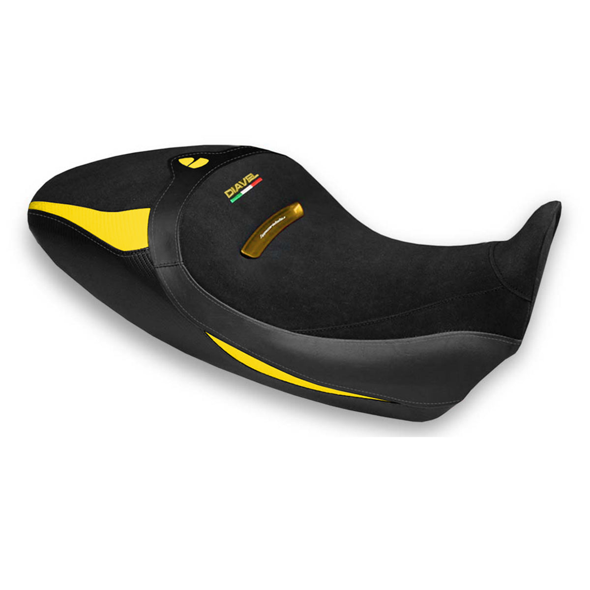 Ducati Diavel 1260 1260S 2019-2023 Seat Cover Tappezzeria Italia in Yellow and Black