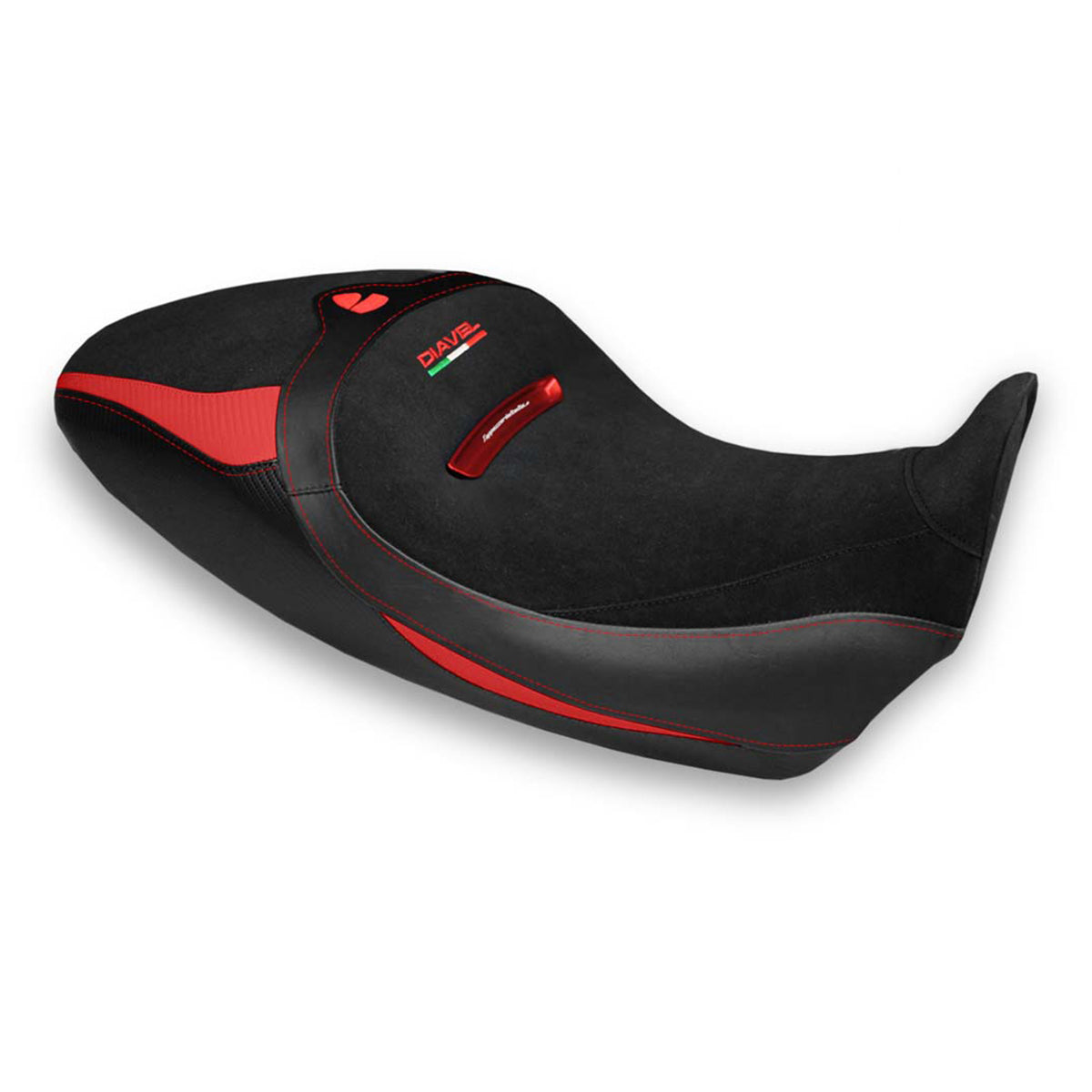 Ducati Diavel 1260 1260S 2019-2023 Seat Cover Tappezzeria Italia Comfort in Red and Black