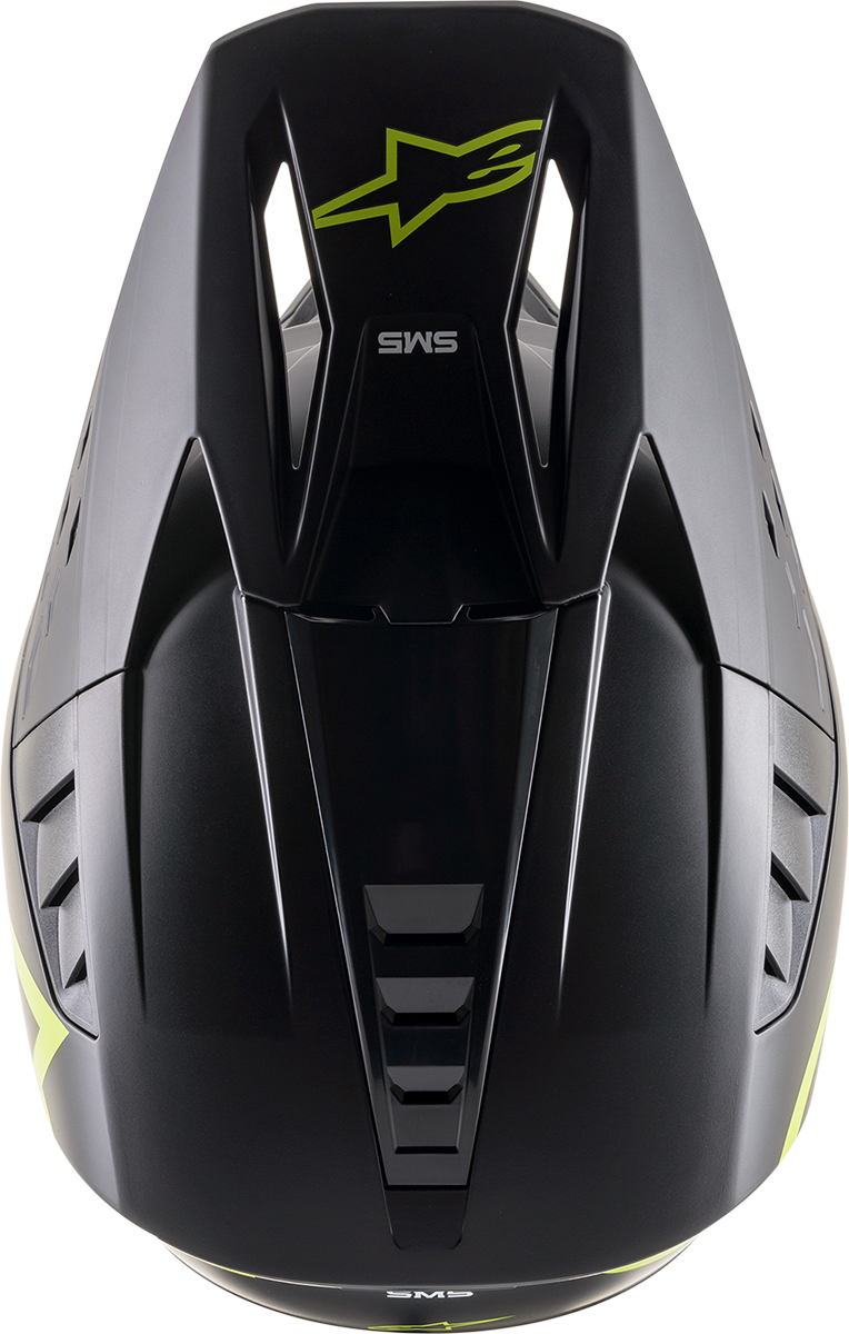 ALPINESTARS SM5 Motorcycle Helmet - Compass - Matte Black/Yellow Fluo - 2XL 8303321-1559-2X