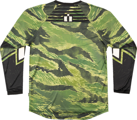 ICON Tiger’s Blood Jersey - Green Camo - Medium 2824-0085