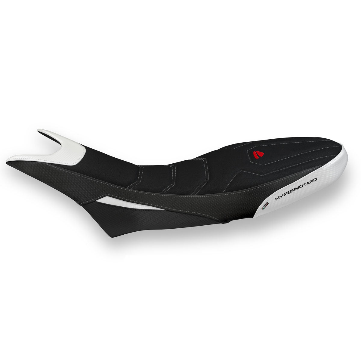 Ducati Hypermotard 950 2019-2025 Seat Cover Tappezzeria Italia Ultragrip in White