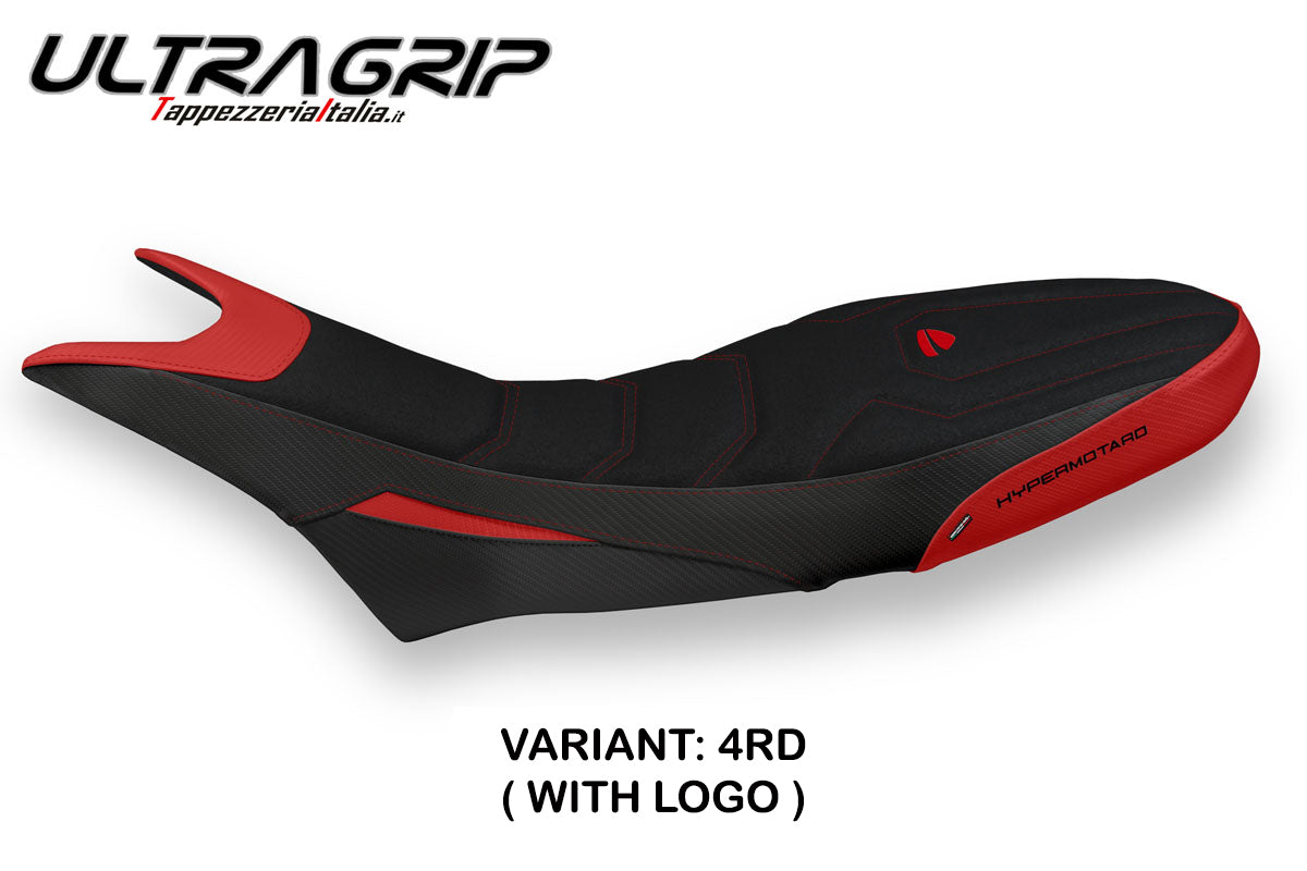 Ducati Hypermotard 950 2019-2025 Seat Cover Tappezzeria Italia Ultragrip in Red
