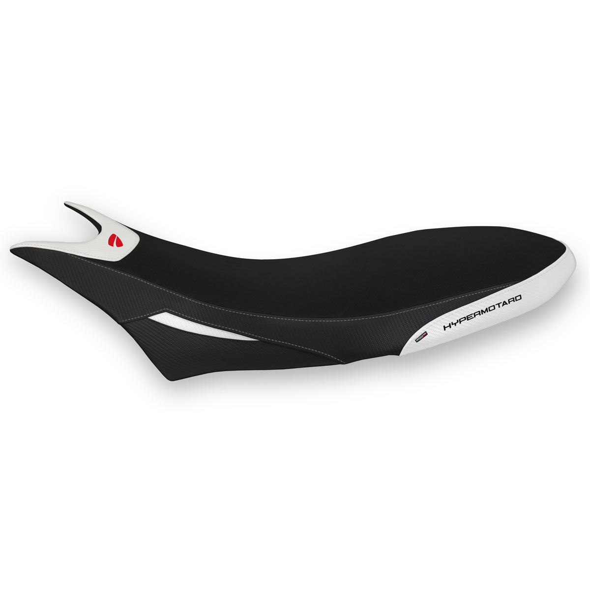 Ducati Hypermotard 950 2019-2025 Seat Cover Tappezzeria Italia Comfort in White