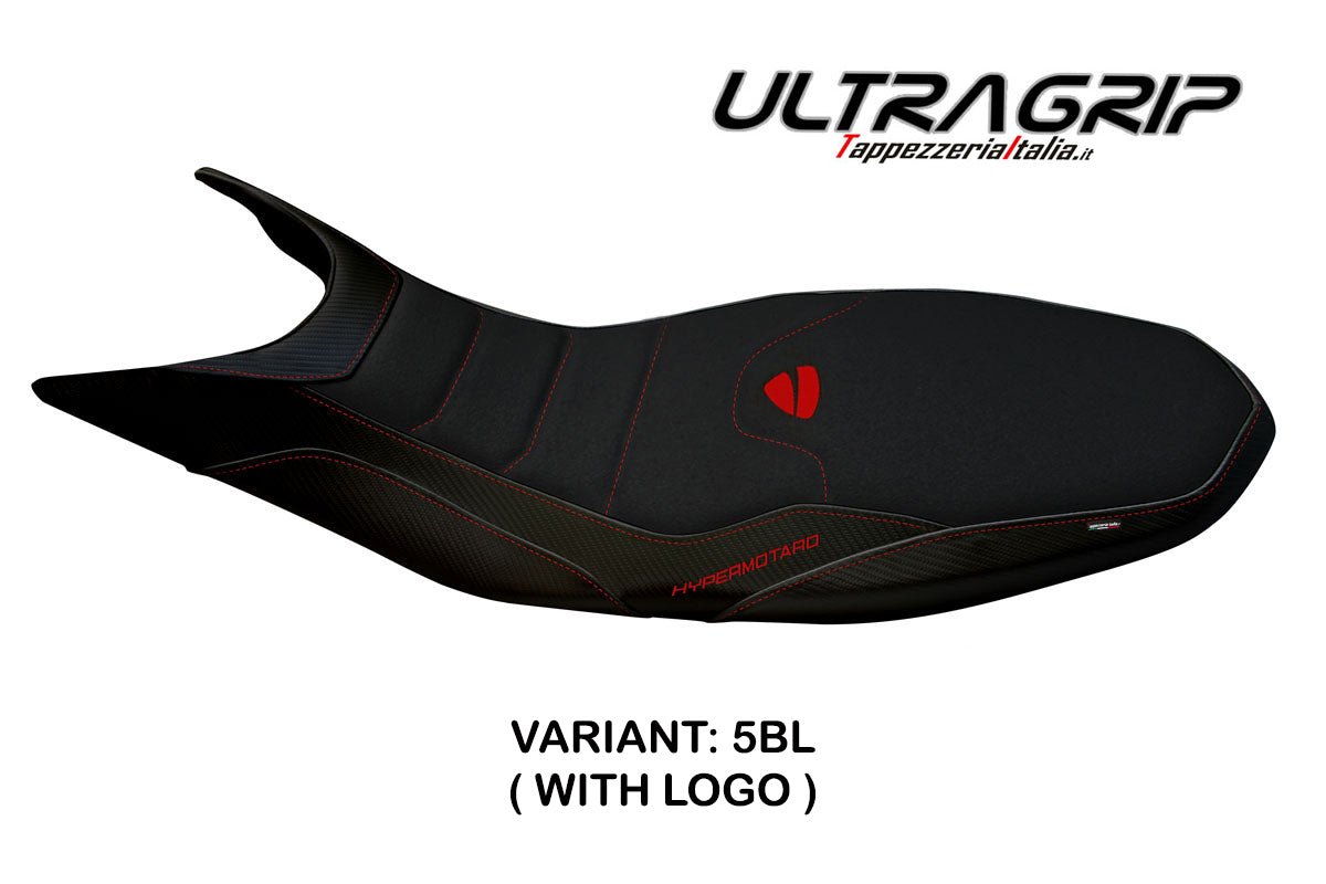 Ducati Hypermotard 821 939 2013-2018 Seat Cover Tappezzeria Italia Ultragrip in Black