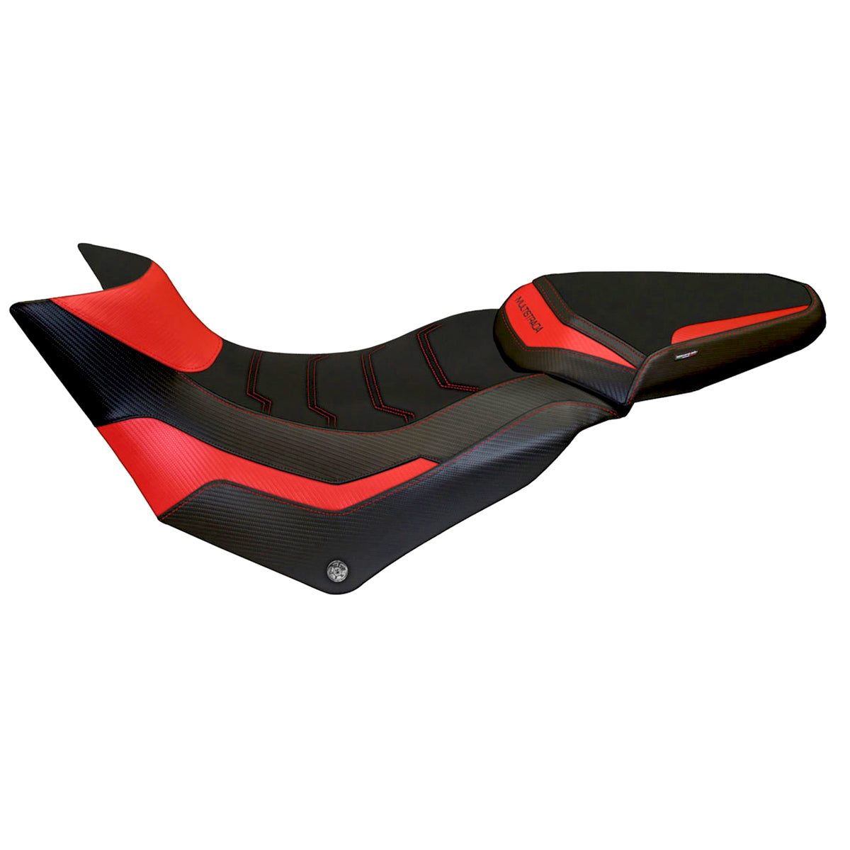 Ducati Multistrada 950 2017-2021 Seat Cover Tappezzeria Italia Comfort in Red and Black