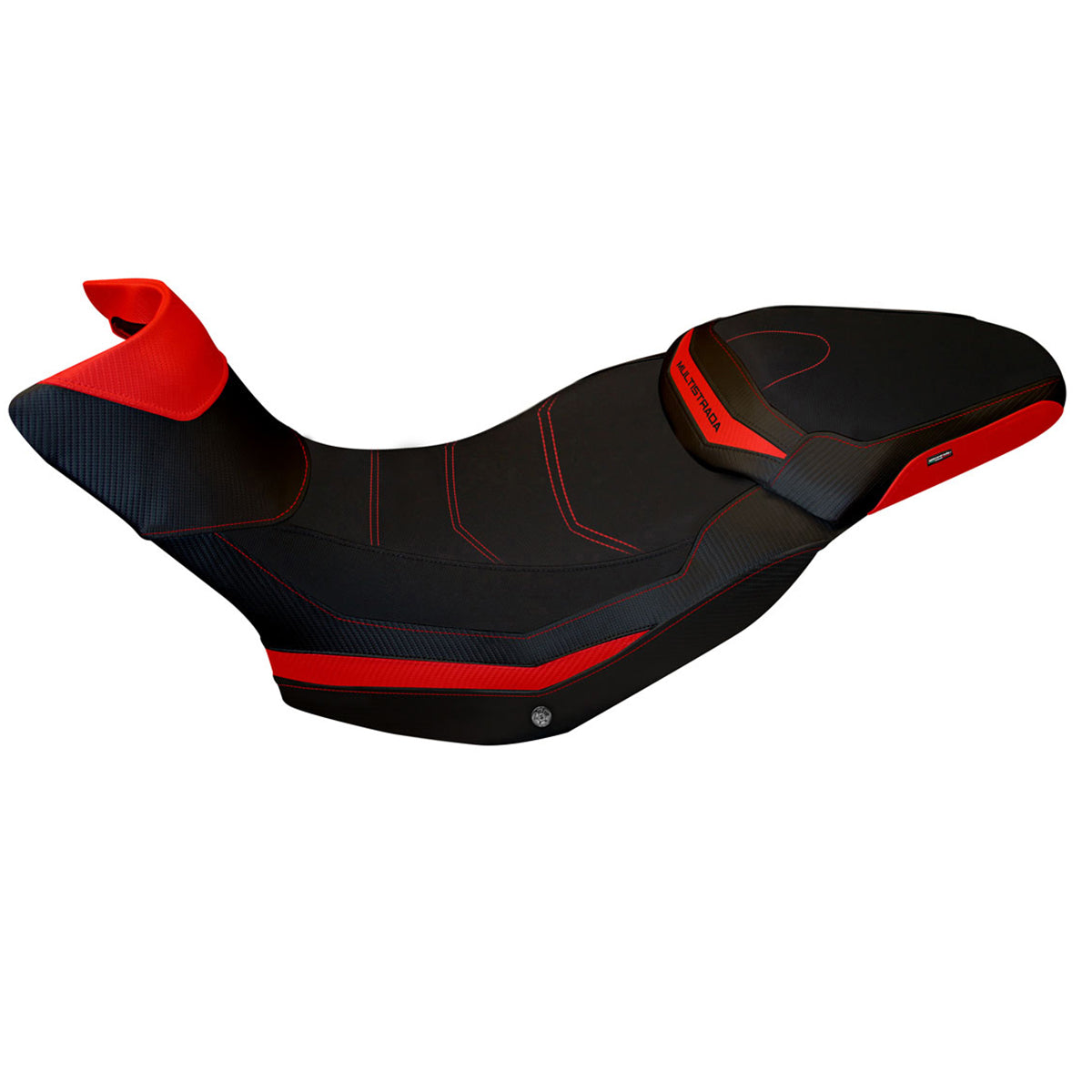 Ducati Multistrada 1200 1260 Enduro 2016-2021 Seat Cover Tappezzeria Italia Comfort in Red