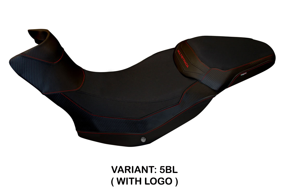 Ducati Multistrada 1200 1260 Enduro 2016-2021 Seat Cover Tappezzeria Italia in Black