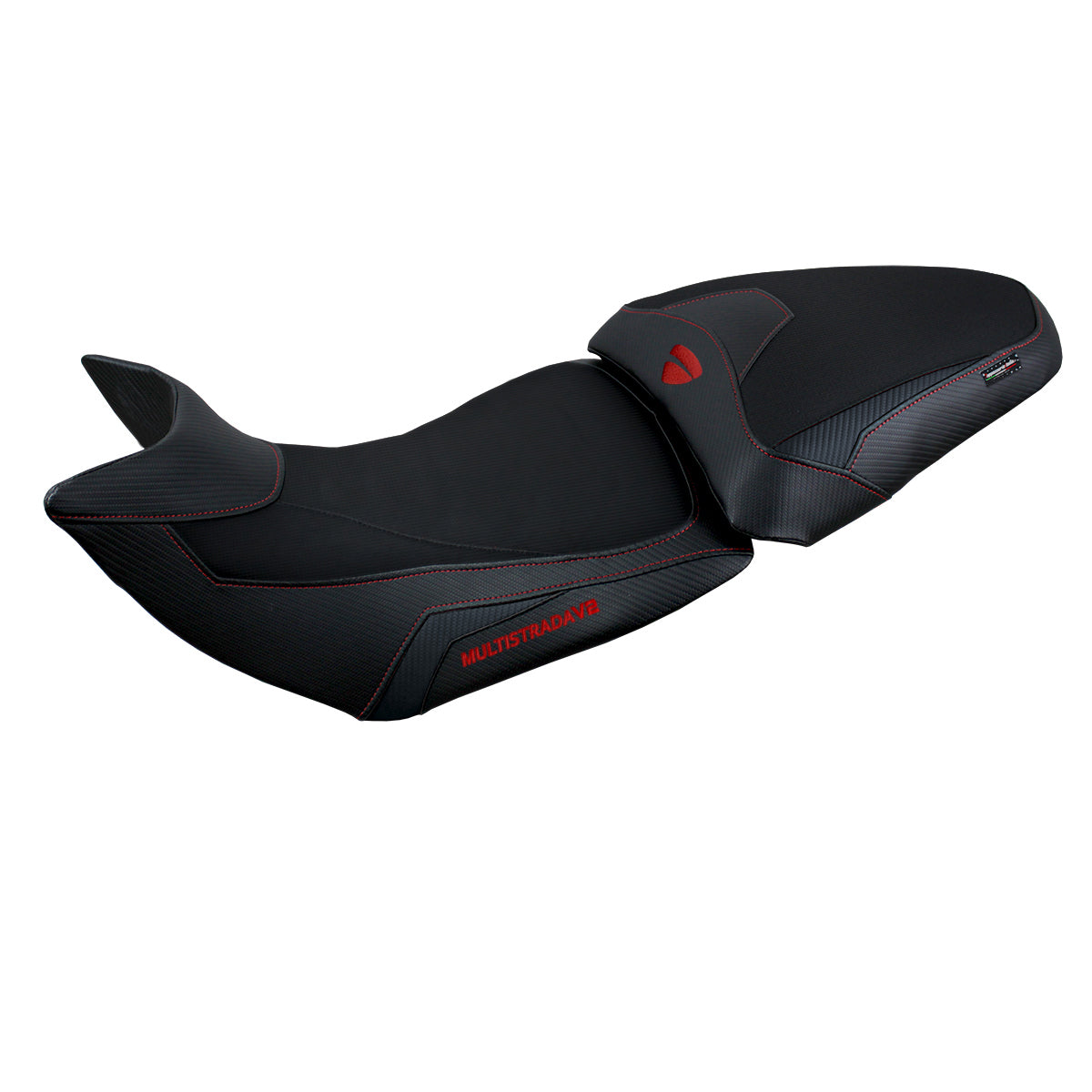 Ducati Multistrada V2 2021-2024 Seat Cover Tappezzeria Italia in Black