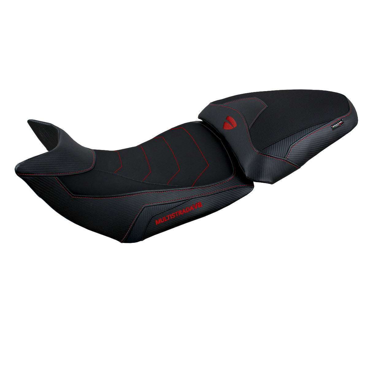 Ducati Multistrada V2 2021-2024 Seat Cover Tappezzeria Italia Comfort in Black