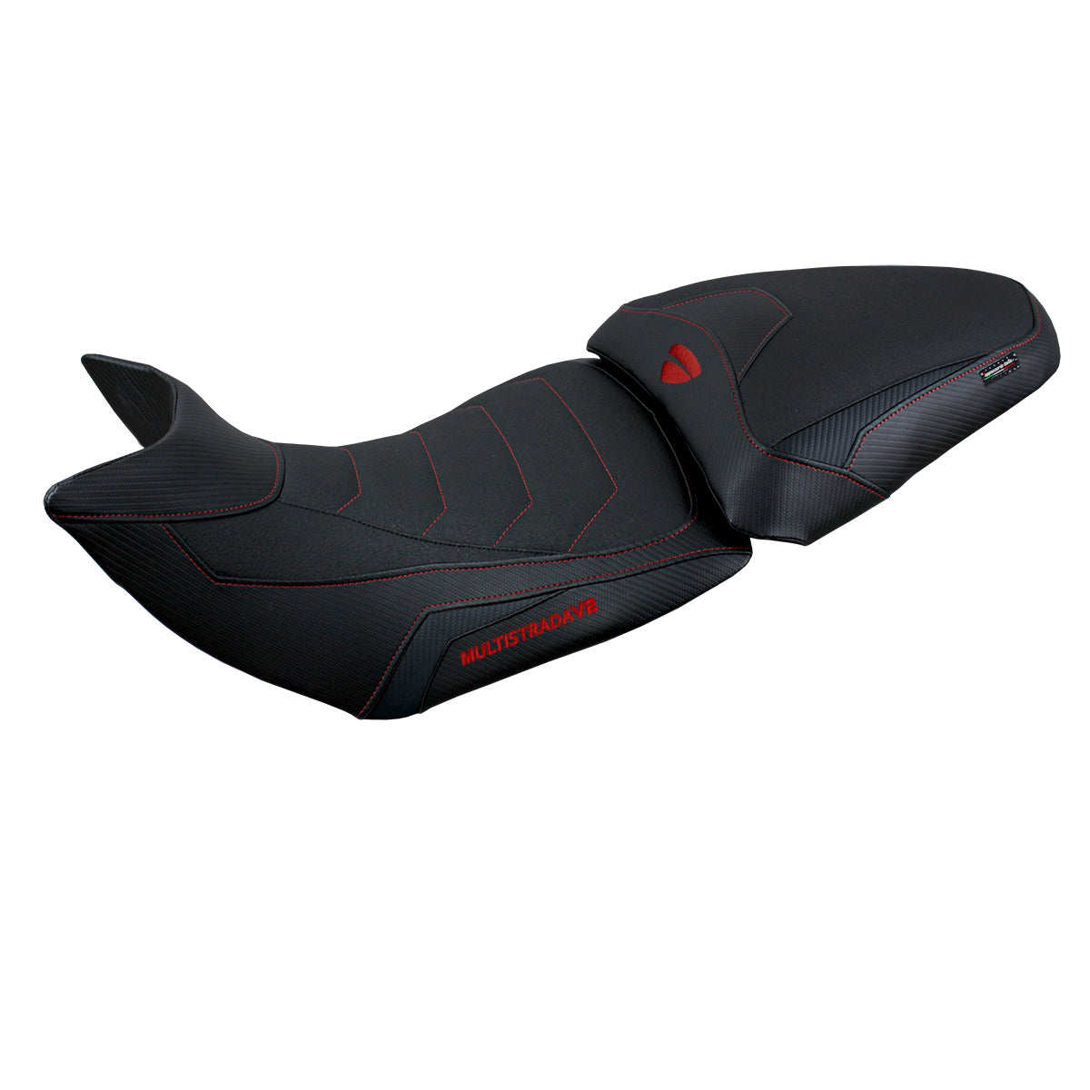 Ducati Multistrada V2 2021-2024 Seat Cover Tappezzeria Italia Ultragrip in Black