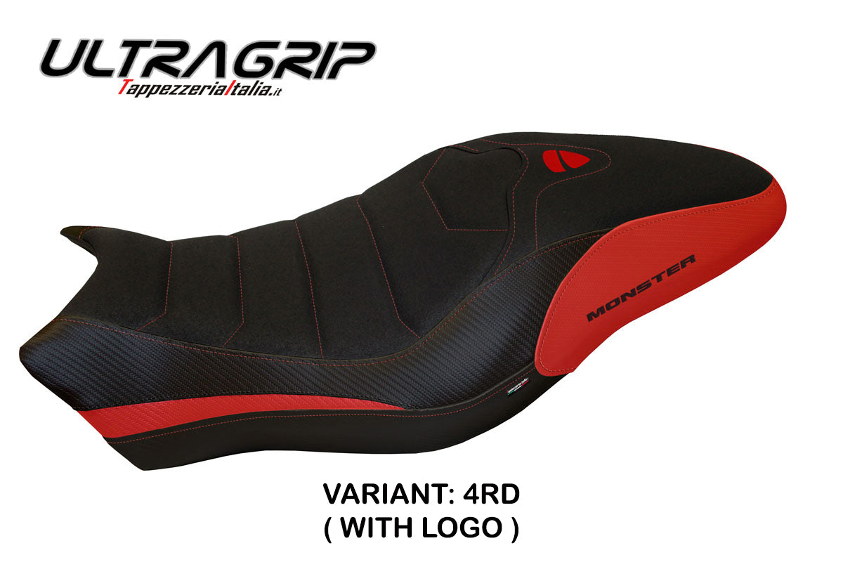 Ducati Monster 797 2017-2020 Seat Cover Tappezzeria Italia Ultragrip in Red