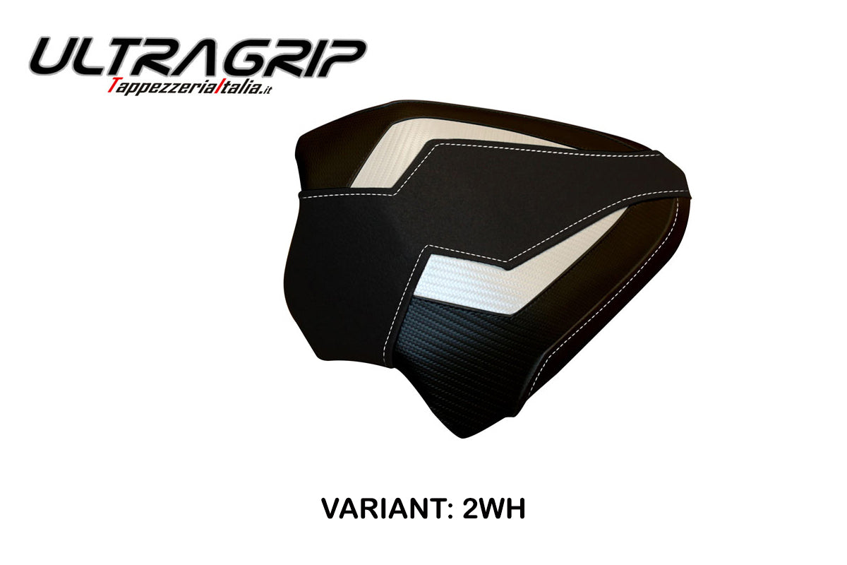 Ducati Panigale V4 Passenger 2018-2024 Seat Cover Tappezzeria Italia Ultragrip in White