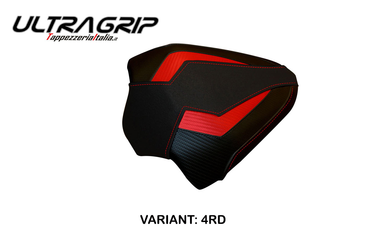 Ducati Panigale V4 2018-2024 Passenger Seat Cover Tappezzeria Italia Ultragrip in Red