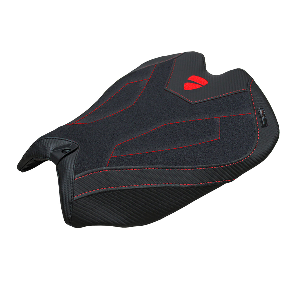 Ducati Panigale V4 2025 Seat Cover Tappezzeria Ultragrip Black Ducati Logo