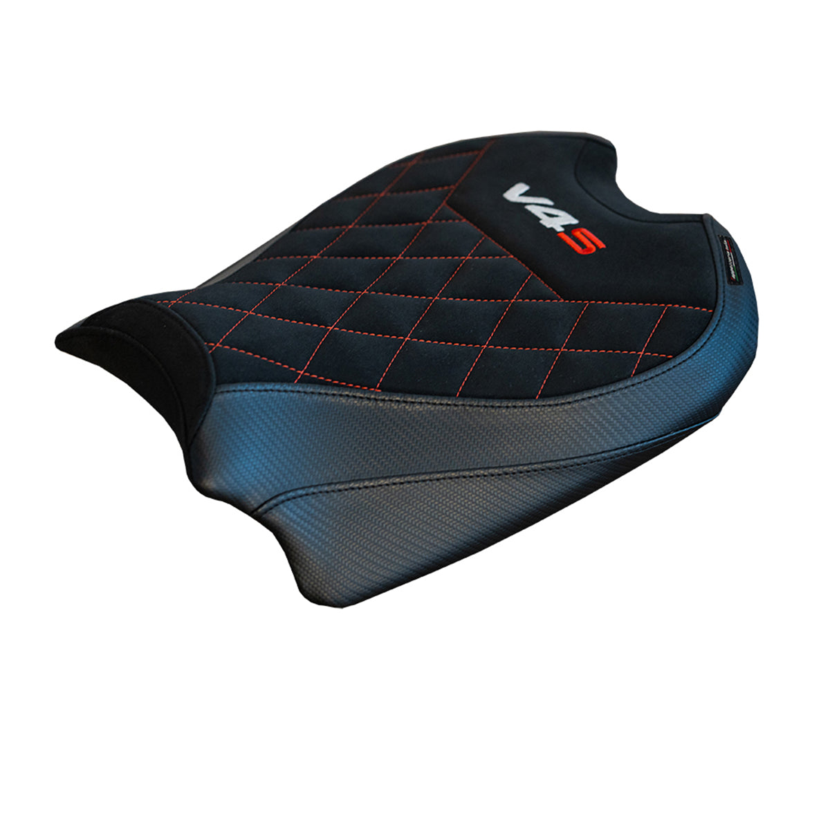 Ducati Panigale V4 S 2018-2024 Seat Cover Tappezzeria Italia in Black Diamond