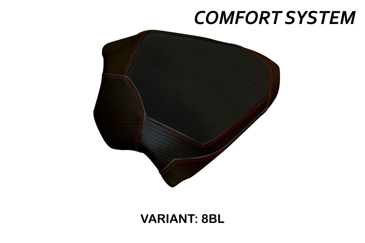 Ducati Panigale V4 2018-2024 Passenger Seat Cover Tappezzeria Italia Comfort in Black