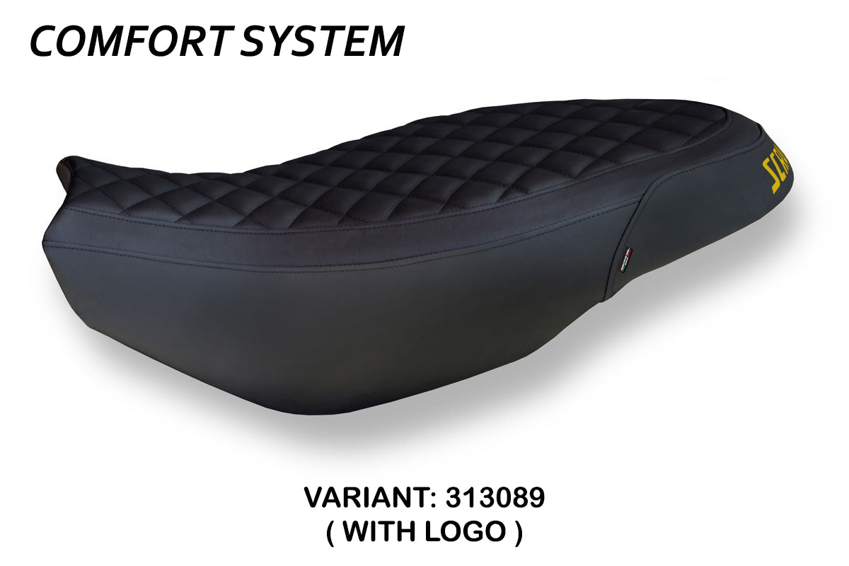 Ducati Scrambler 400 800 1100 2015-2024 Seat Cover Tappezzeria Italia Comfort in Black