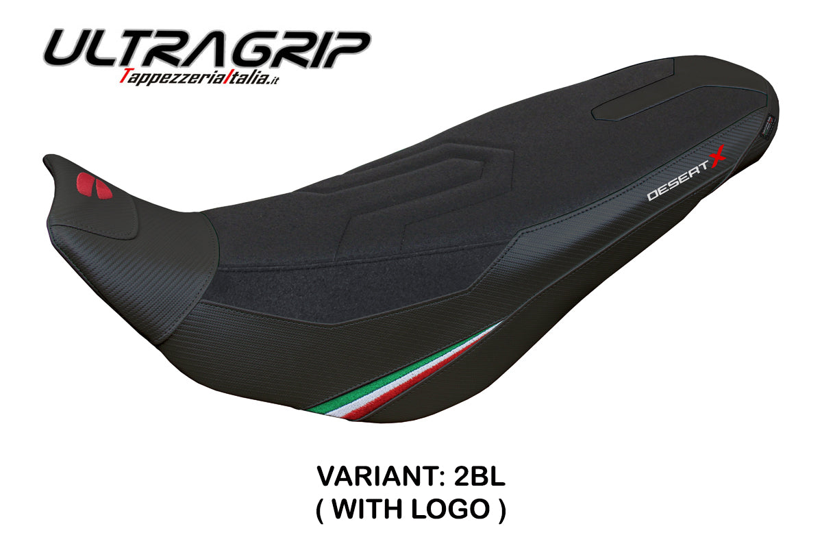 Ducati Desert X Rally 2022-2025 Seat Cover Tappezzeria Italia Ultragrip in Black