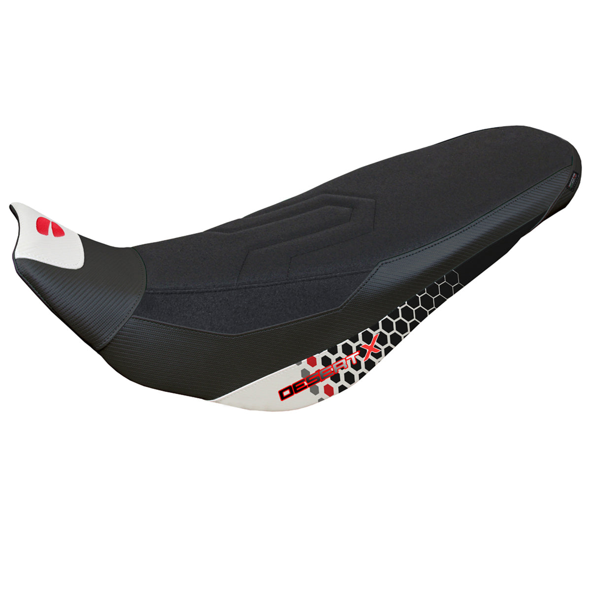 Ducati Desert X Rally 2022-2025 Seat Cover Tappezzeria Italia Comfort in Special White