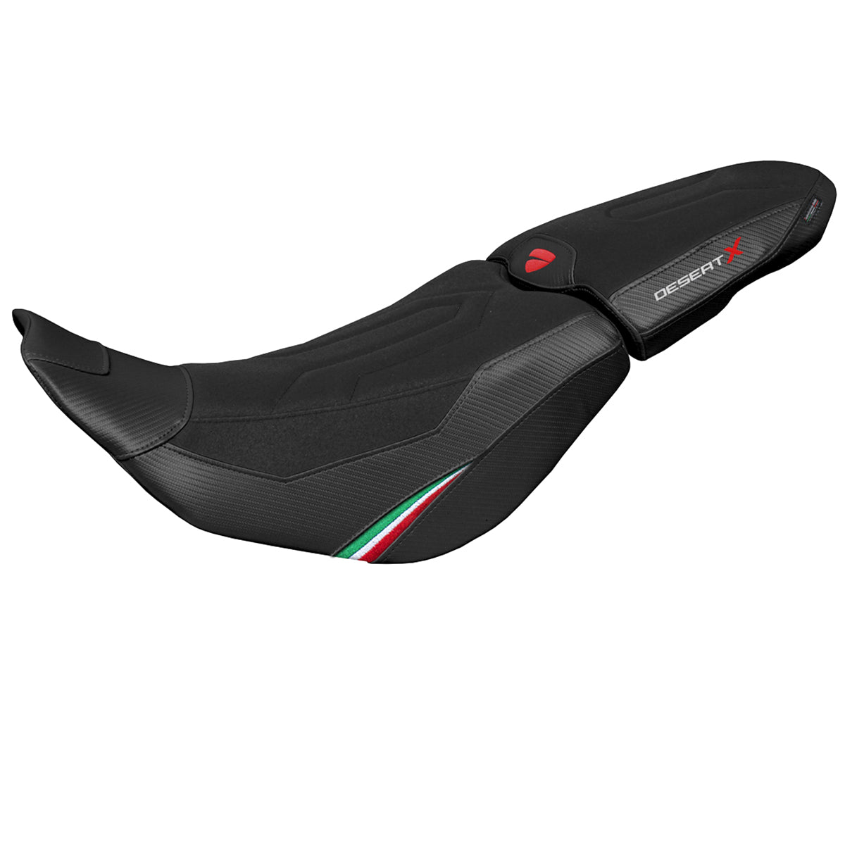 Ducati Desert X 2022-2025 Seat Cover Tappezzeria Italia in Trico Comfort Ultragrip Black