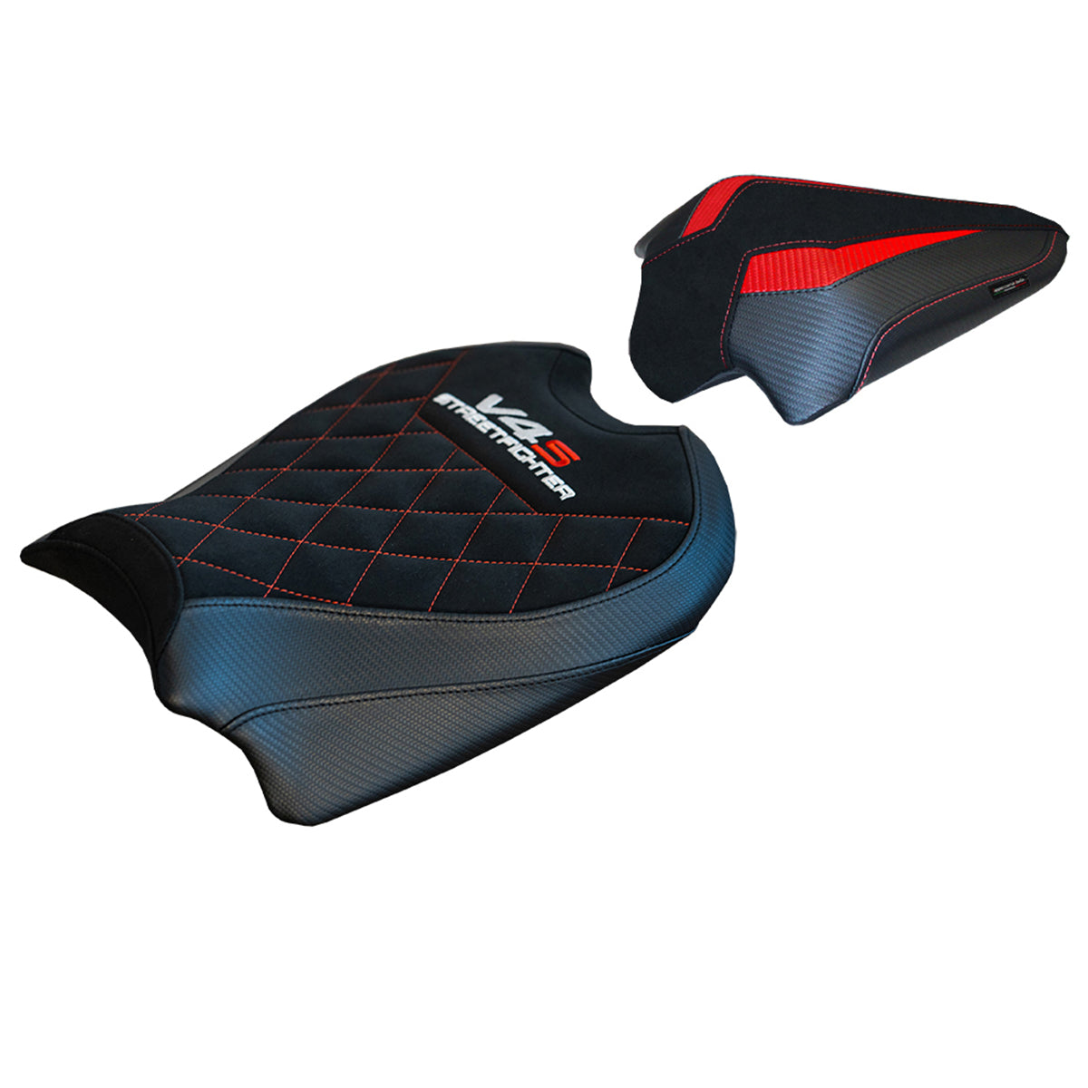 Ducati Streetfighter V4 S 2020-2024 Seat Cover Tappezzeria Italia in Velvet Black Diamond