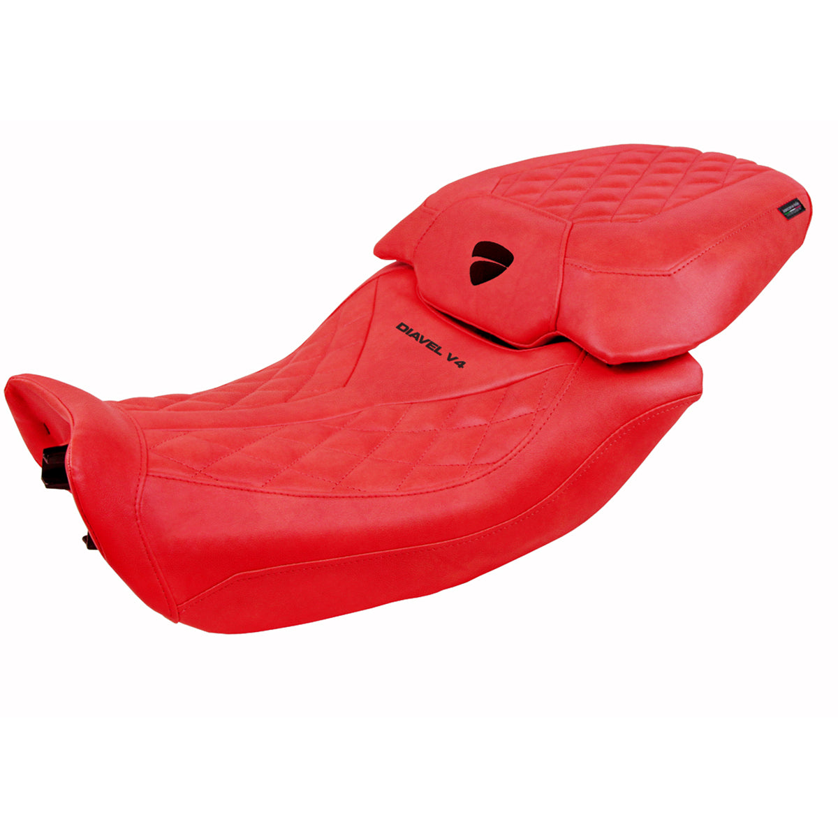 Ducati Diavel V4 2023-2025 Seat Cover Tappezzeria Italia Comfort Classic in Leather Red