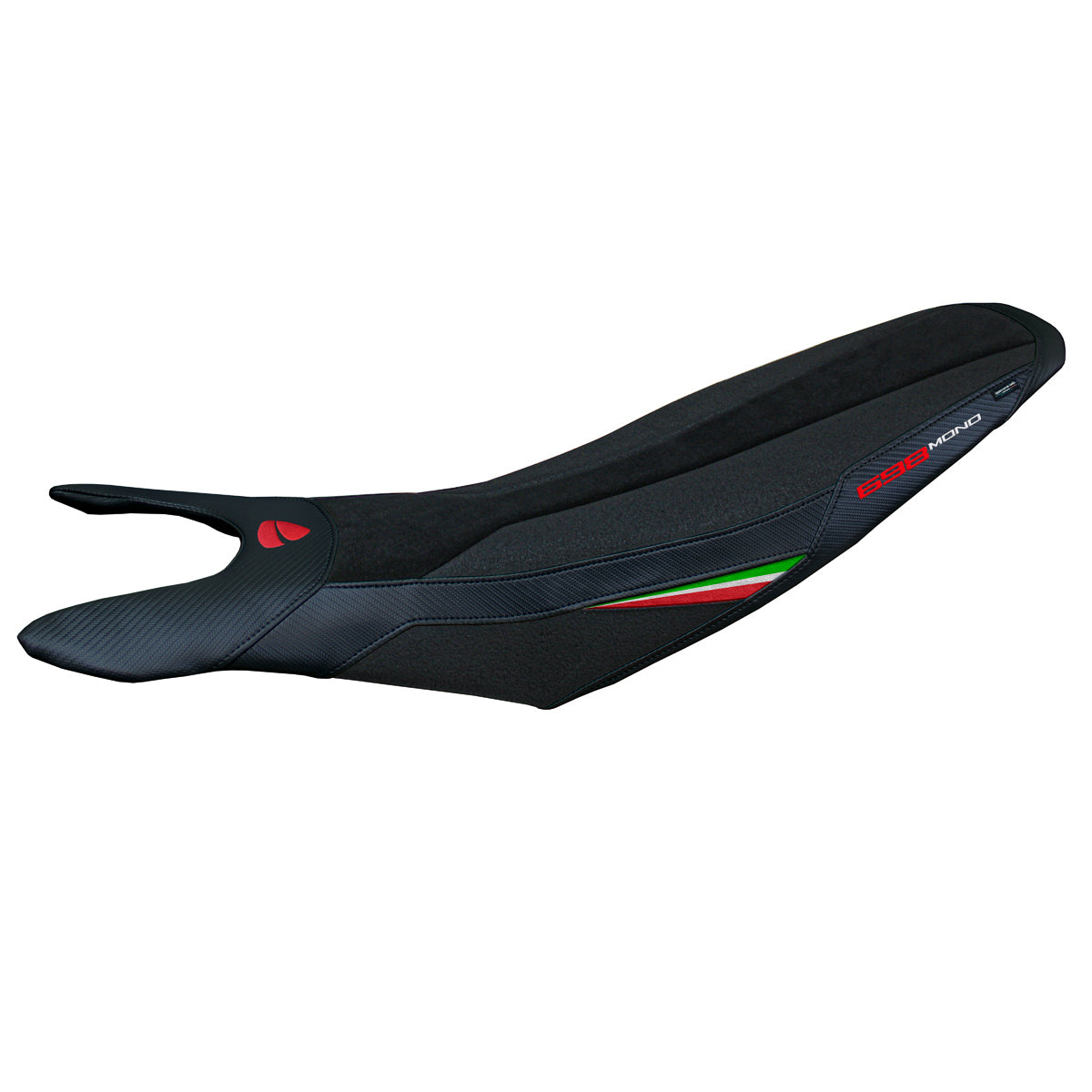 Ducati Hypermotard 698 Mono 2024-2025 Seat Cover Tappezzeria Italia Comfort Ultragrip in Italy Flag