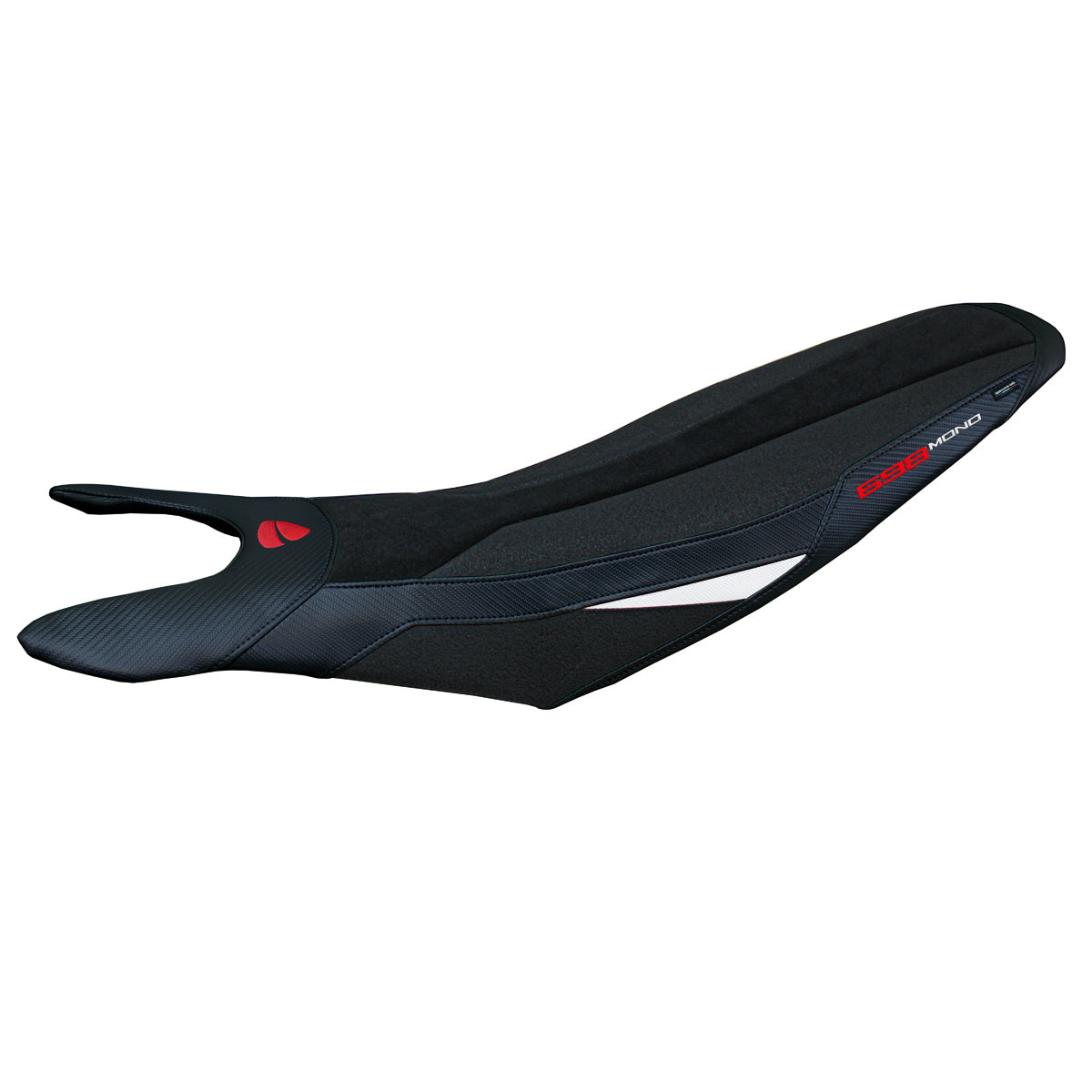 Ducati Hypermotard 698 Mono 2024-2025 Seat Cover Tappezzeria Italia Comfort in Ultragrip White