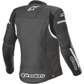 ALPINESTARS Women Stella Kira Leather Jacket - Black/White - US 14 / EU 50 3112019-12-50