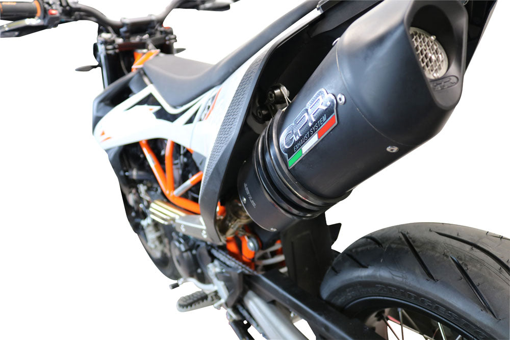 KTM Enduro 690 R My22 2021-2024 Exhaust GPR Slip-on Furore Evo4 Nero