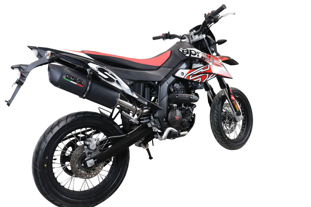 Aprilia Sx 125 2021-2024 Exhaust GPR Slip-on Furore Evo4 Nero