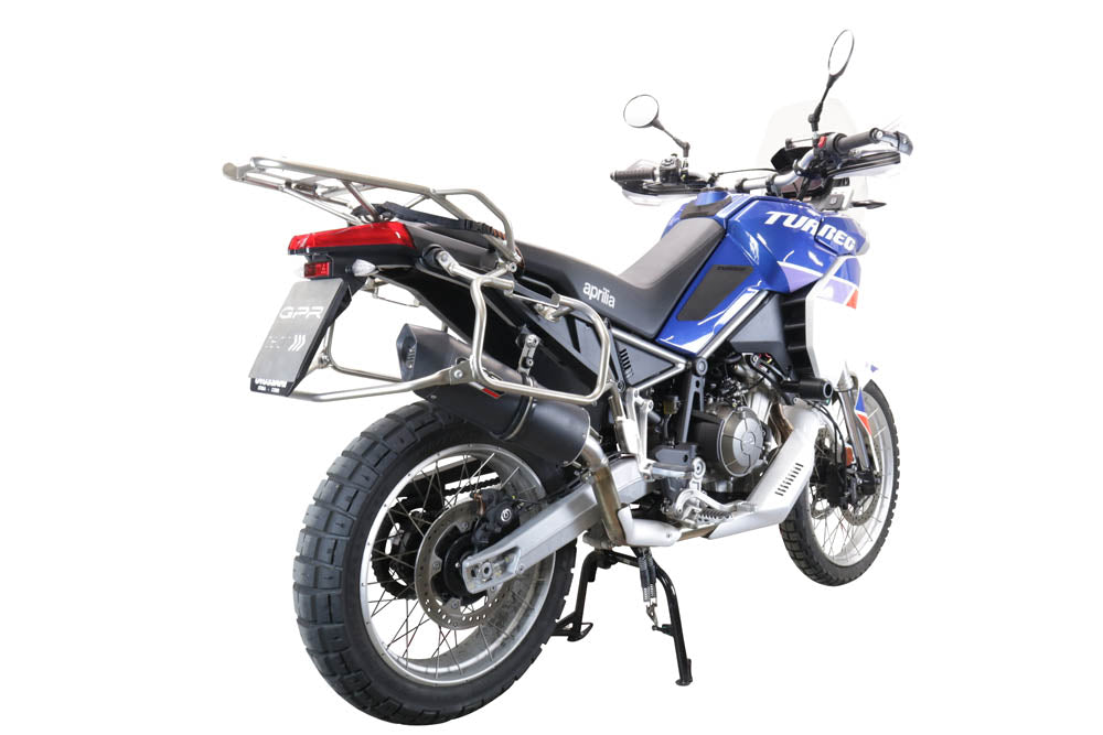 Aprilia Tuareg 660 2021-2024 Exhaust GPR Slip-on Furore Evo4 Nero