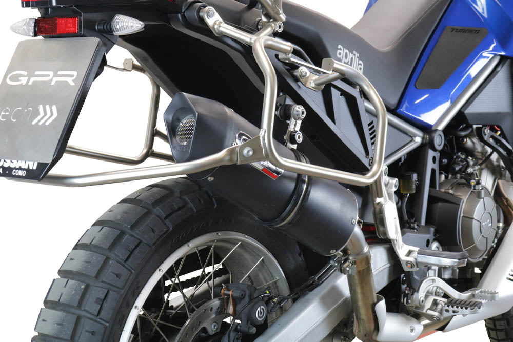 Aprilia Tuareg 660 2021-2024 Exhaust GPR Slip-on Furore Evo4 Nero
