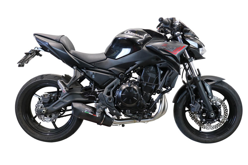 Kawasaki Z650 2017-2020 Exhaust GPR Full System Furore Evo4 Nero