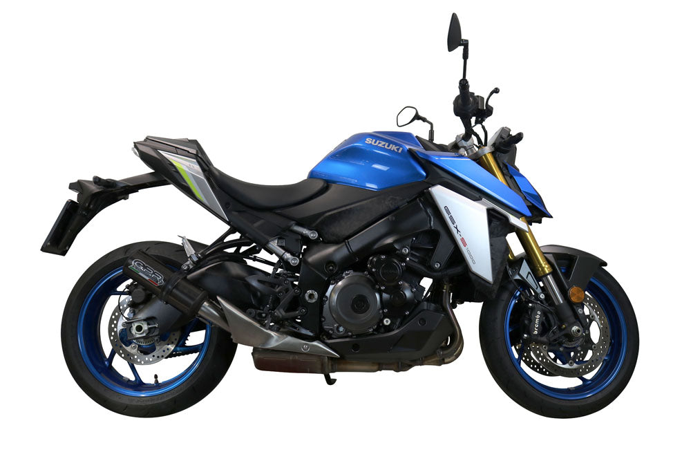 Suzuki GSXS 1000 F 2017-2020 Exhaust GPR Slip-on M3 Titanium Natural
