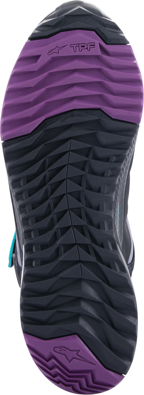 ALPINESTARS Women Stella CR-X Drystar® Shoes - Black/Gray/Teal/Purple - US 5 261152313705
