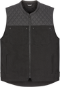 ICON Chamonix Denim Vest - Black - 4XL 2830-0558