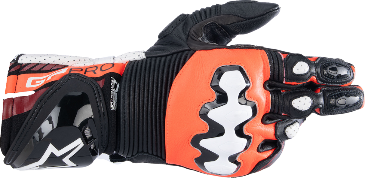 ALPINESTARS GP Pro R4 Gloves - Black/Fluo Red/White - XL 3556724-1321-XL