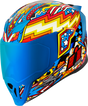 ICON Airflite™ Motorcycle Helmet - Flyboy - Blue - Small 0101-16011