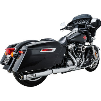VANCE & HINES Supersport Slip-On Mufflers - Chrome - Touring Glide 2017-2024 16721 1801-1830