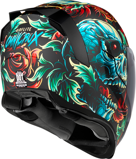 OPEN BOX NEW ICON Airflite™ Motorcycle Helmet - Omnicrux - MIPS® - Black - Medium 0101-14995
