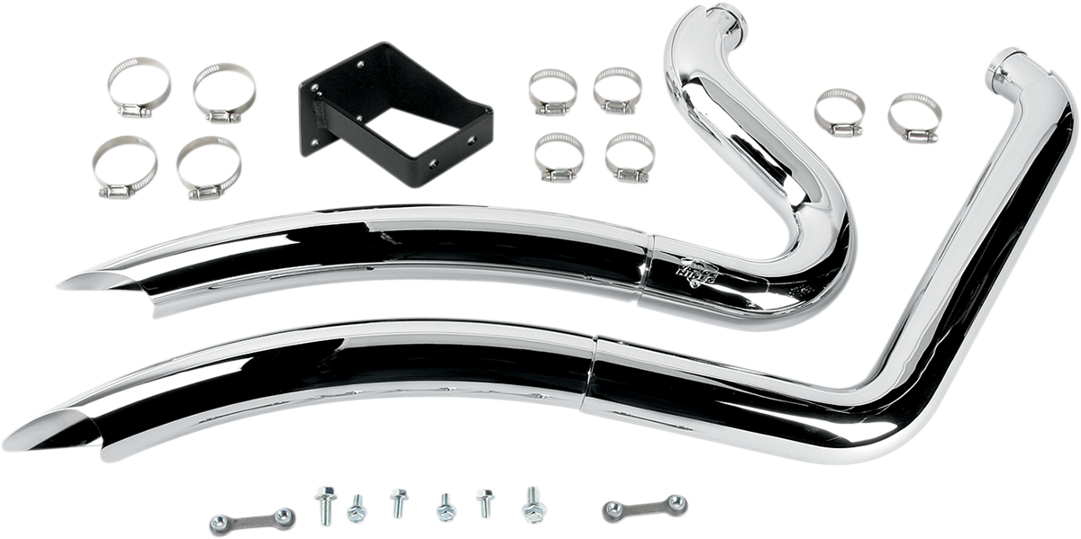 VANCE & HINES Chrome Big Dog Radius 2:2 Exhaust 2006-2010 26037
