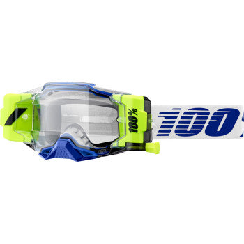 100% Armega Forecast Goggles - Blue - Clear 50006-00006