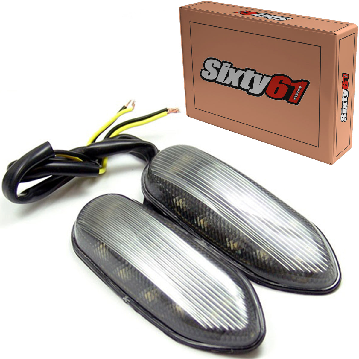 Suzuki GSXR 600 750 (2006-2025) / GSXR 1000 (2005-2016) Mirror Block Off Turn Signals-Smoke