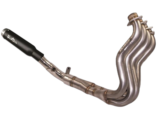 Suzuki GSXR 1000 Exhaust 2017-2025 Race, 4:1 Full System, Mini Meg Shorty in Black by Voodoo