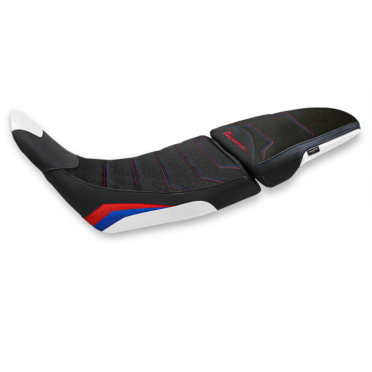 Honda Africa Twin ADV Sport 2020-2024 Seat Cover Tappezzeria Italia Ultragrip in White and Red