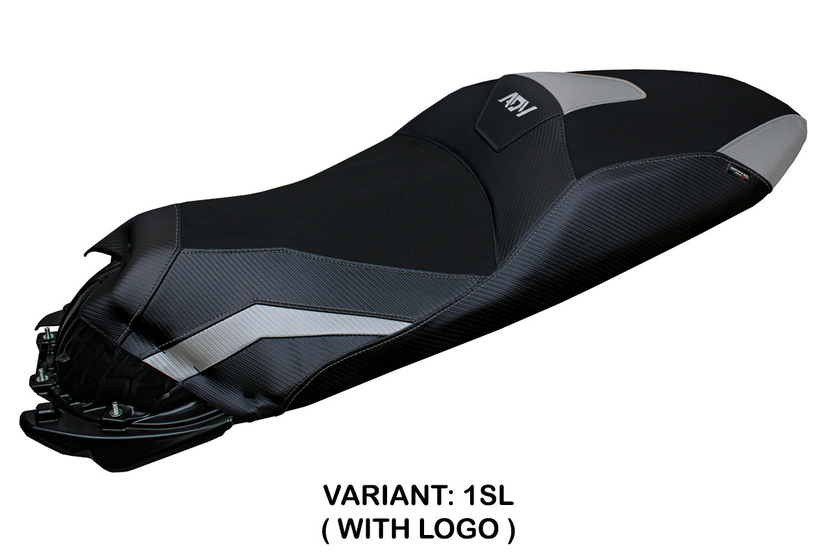 Honda ADV 350 2022-2025 Seat Cover Tappezzeria Italia in Silver and Black