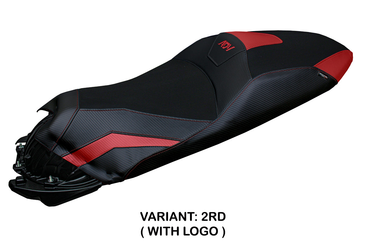 Honda ADV 350 2022-2025 Seat Cover Tappezzeria Italia in Red and Black