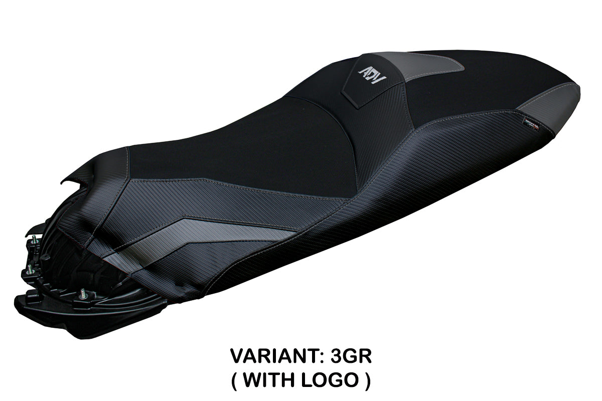 Honda ADV 350 2022-2025 Seat Cover Tappezzeria Italia in Grey and Black