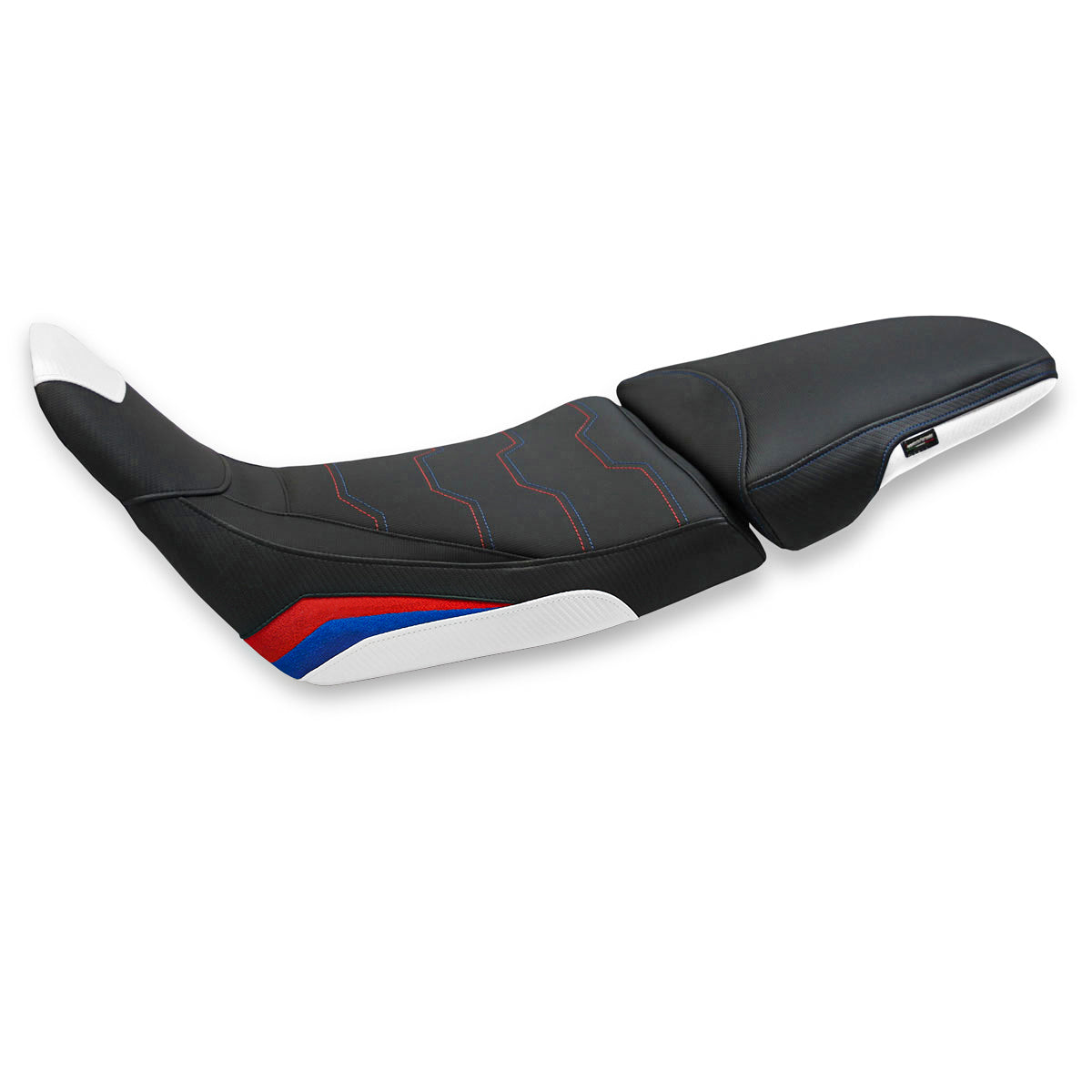 Honda Africa Twin 1100 2020-2024 Seat Cover Tappezzeria Italia Comfort White, Red and Blue